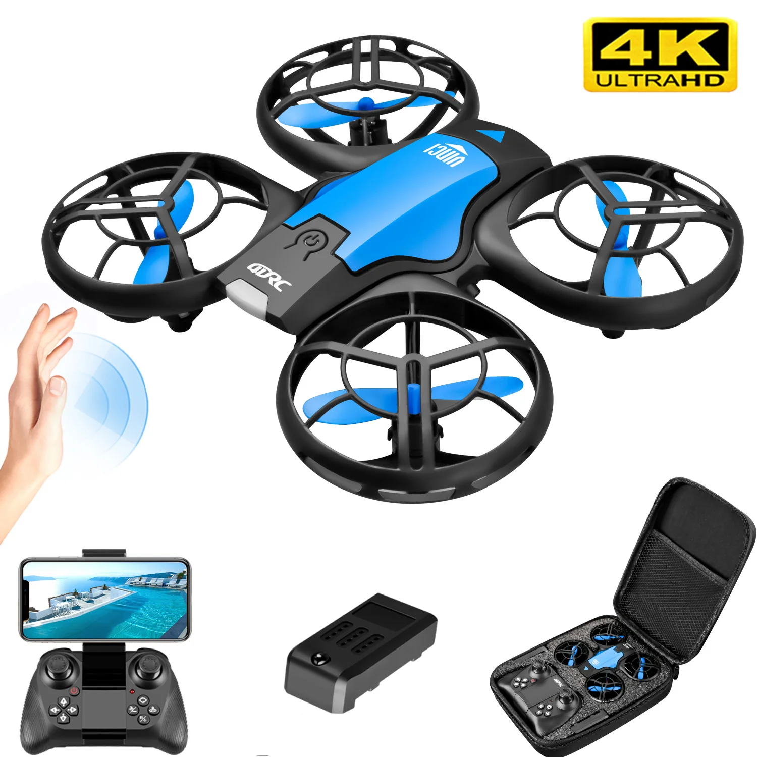 V8 New Mini Drone 4K Professio - Drone Battery Box 评论和价格