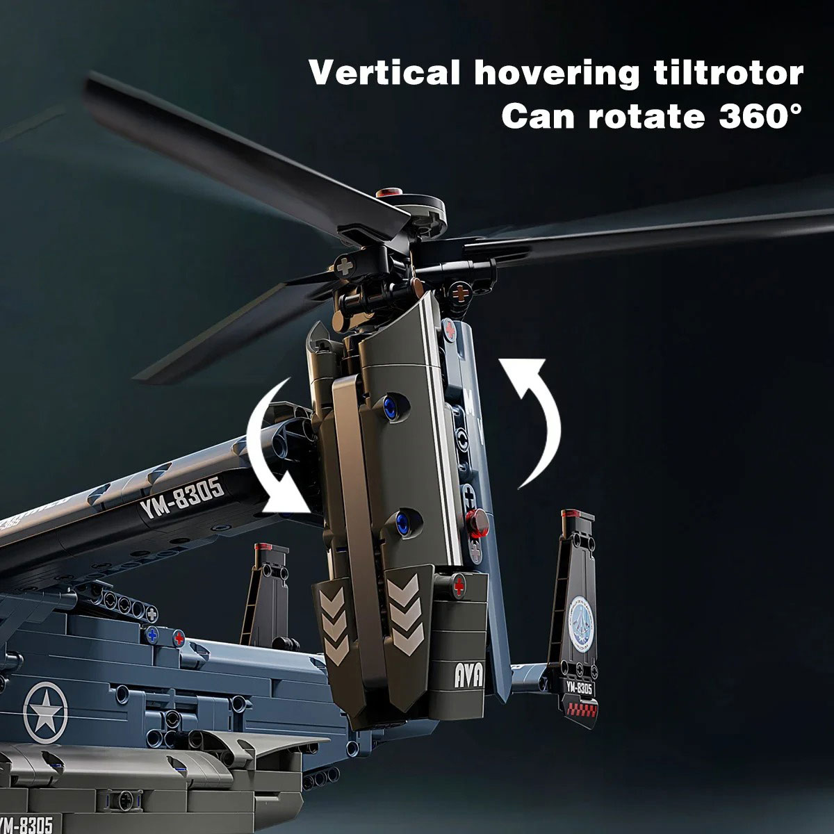 Military V-22 Osprey Tiltrotor - Jjrc Drone X12 评论和价格