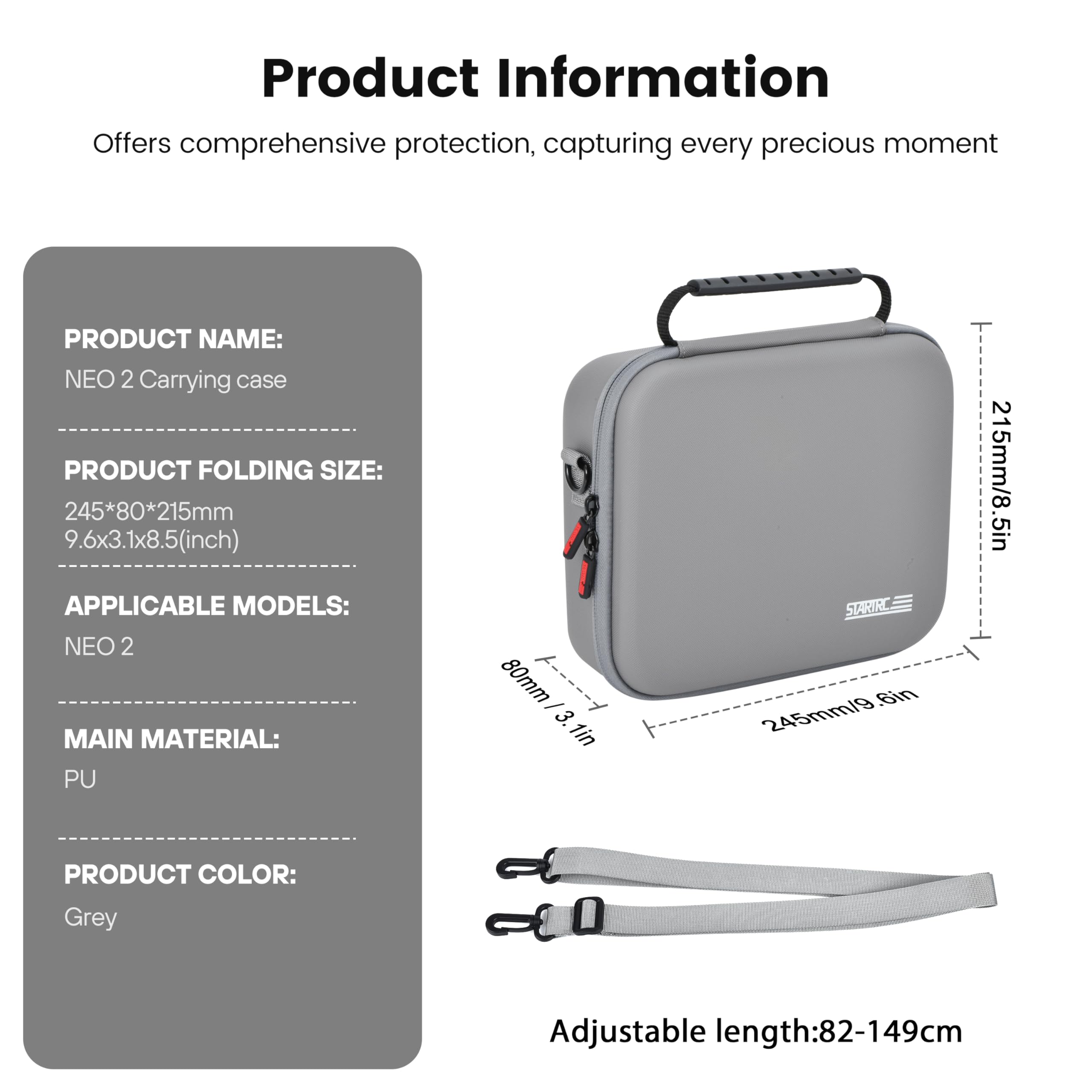 Neo 2 Portable PU Shoulder Bag - Drone Battery Bag 评论和价格